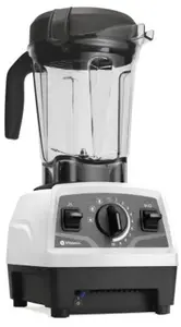 Augstas veiktspējas blenderis Vitamix Explorian E 520 balts — galda motors ar maināmu ātrumu un impulsu režīmu