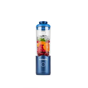 NutriBullet NBP013BL Portable Blender Blue 0.59 L Battery Powered with Stainless Steel Blades