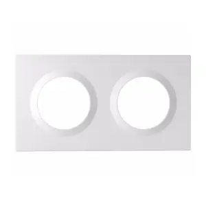 Frame for Orb switch double SONOFF EF2G — mounting frame for 2-gang wall switch