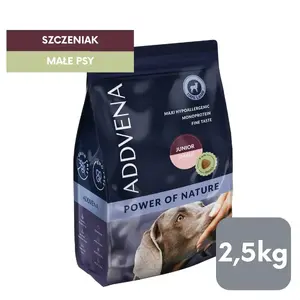Barība kucēniem mazu šķirņu ADDVENA Power of Nature 2,5 kg