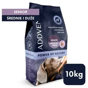 Sausais barības ADDVENA Power of Nature vecākiem vidējas un lielas šķirnes suņiem 10 kg