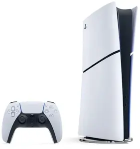Game Console Sony PlayStation 5 Slim 1 TB SSD Wi‑Fi Bluetooth Ethernet HDMI Blu‑Ray with EA Sports FC 26 and 1 Gamepad (Black/White)