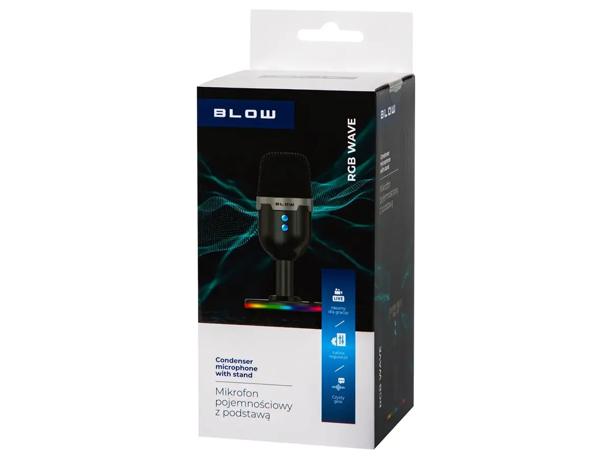 Студийный микрофон BLOW с LED-подставкой Photo 4