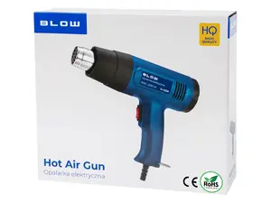 Hot air gun BLOW 1500/2500W 300–650°C, 230V, 550 l/min, pistol handle, 1.5 m cable