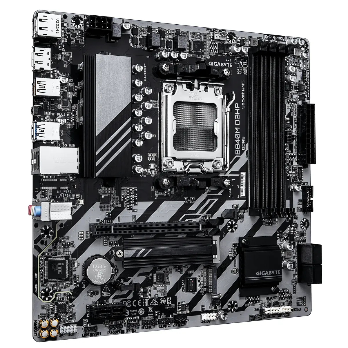 GIGABYTE B840M D3HP Micro ATX Motherboard Photo 3