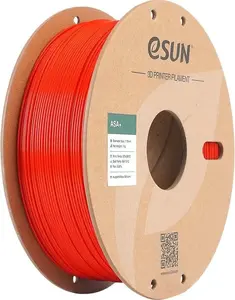 3D Printer Filament eSun ASA+ 1.75 mm, Red, 1 kg Spool