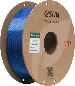 3D printing filament eSun EPLA-SILK MYSTIC 1.75 mm, 1 kg, blue-orange-green silk-effect