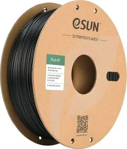 3D printer filament eSun EPLA-CF 1.75 mm, carbon-fiber reinforced PLA, 1 kg spool, black