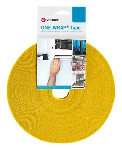Стяжка Velcro One Wrap Tape Velcro VEL-OW64169 Полипропилен 25 000 мм × 30 мм Желтая