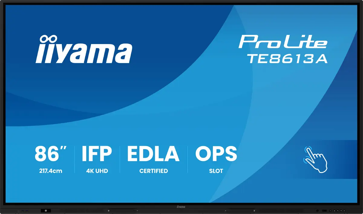 IIYAMA TE8613A-B2AG interaktīvais 85,6" 4K panelis Photo 4