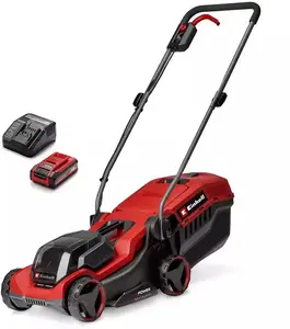 Аккумуляторная газонокосилка Einhell GE-CM 18/30-1 Li BL (1x3,0Ah) 18 В, ширина скашивания 30 см, с приводом, в комплекте аккумулятор и зарядное