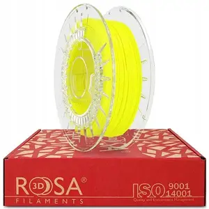 Termoplastiskais poliuretāna (TPU) materiāls ROSA-PLAST 96A neona dzeltena 1.75 mm 0.5 kg