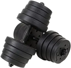 Dumbbell set Funfit Hantle 4256 bituminous 2 × 15 kg