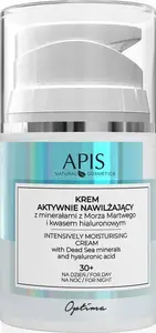 Увлажняющий крем APIS Optima 30+ с гиалуроновой кислотой 50 мл — уход за лицом и шеей