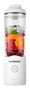 NutriBullet NBP013W Portable Blender White 0.59 L Battery Powered with Stainless Steel Blades
