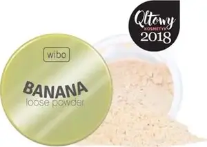 Рассыпчатая пудра Wibo Puder Banana 5,5 г — банановый оттенок для закрепления макияжа