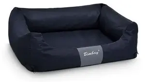 Питомец диван-кровать Bimbay Legowisko Kanapa Impregnat lux nr. 4 granat 125x90 - 125×90 см, пропитанная ткань, тёмно-синяя
