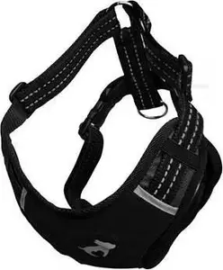 Harness All For Dogs Sportowe M black, adjustable 60–100 cm, brand All For Dogs