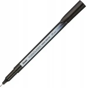 Тонкопишущий маркер PENTEL PointLiner Colour S40 0,4 мм чёрный для рисования и письма