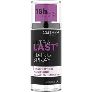 Фиксирующий спрей для макияжа Catrice Ultra Last2 Fixing Spray 50 мл, разглаживающий эффект