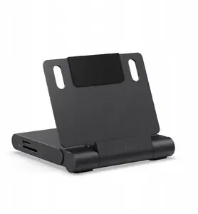 Foldable On-the-Go USB Hub and Stand No name ST-GOTGFC — USB-C PD 100W, USB-C 10Gbps, USB-A 10Gbps, micro/SD reader 312MB/s, 3.5mm jack, 4K HDMI (space black)