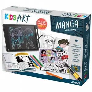Educational art kit Liscianigiochi Set Kids Art - Manga Laboratory for children, creative drawing and manga practice