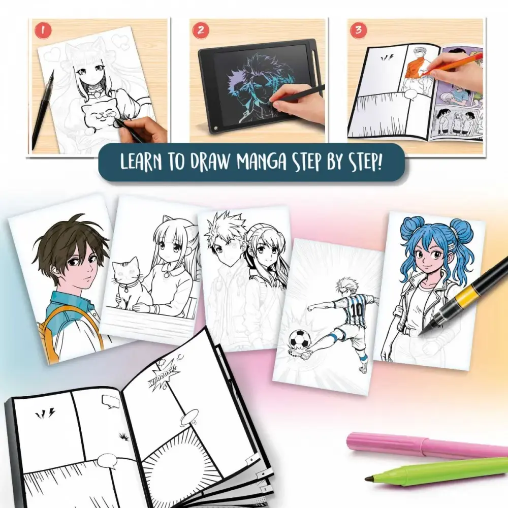 Liscianigiochi Set Kids Art - Manga Laboratory набор Photo 3