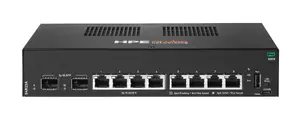 Pārvaldāms L2 slēdzis HPE Aruba CX 6000 — 8x Gigabit (10/100/1000) RJ-45, 2x SFP 1G, USB konsoles ports, 20 Gbit/s, 1U skapis