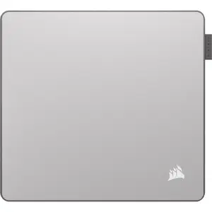 Mouse pad CORSAIR MM PRO Control Medium — esports-tuned cloth, gray, stitched edges, non-slip base