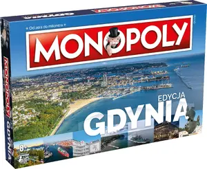 Board game Winning Moves Monopoly Gdynia edition, city-themed Monopoly board game