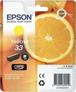 Ink Cartridge No name T3344 Yellow 4.5 ml for Epson Stylus T33