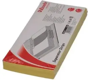 ESSELTE cardboard divider 1/3 A4, pack of 100, yellow