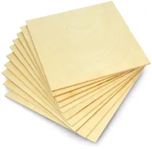 Bērza saplākšņa loksnes, biezums 3 mm, 160×160 mm loksnes, iepakojums 10 gab. — AutoTune