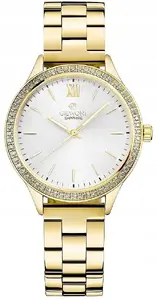 Wrist Watch Giewont Sapphire GW1140-B2 — women's gold and silver two-tone design, sapphire crystal