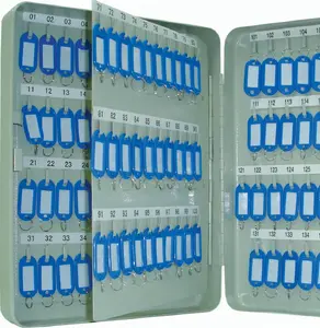 Atslēgu skapītis/organizētājs Q-Connect KF04275, zils, kompakts sienas atslēgu kastes
