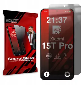 GrizzGlass SecretGlass матовое приватное защитное стекло для экрана Xiaomi 15T Pro