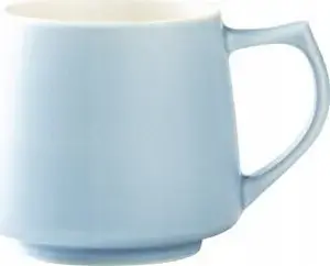 Ceramic mug Origami Aroma 320 ml — matte blue