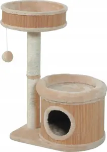 Cat scratching post ZOLUX BAMBOO 76 cm, 2 columns, beige
