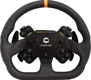 Stūre Cammus Valo GT-23 bezvadu 32 cm, āda, melns