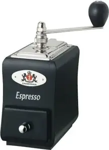 Coffee grinder Zassenhaus Santiago, manual burr grinder, 9×14×20 cm, black