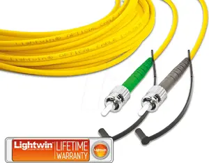 Simplex LWL patch cable Lightwin LSP-50 ST-ST1, multimode OM2, ST–ST, 1.0 m