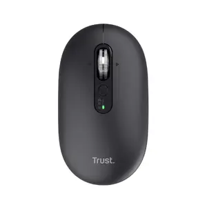 Mouse TRUST Seron Slim Multi — ambidextrous office mouse, optical 3200 DPI, RF Wireless + Bluetooth, 7 buttons, black