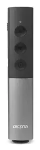 DICOTA D32176 Wireless Presenter with Bluetooth, 3 Buttons, 10 m Range and Black ABS and Metal Construction