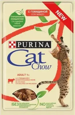 Purina Cat Chow Adult 1 — сухой корм для кошек, 85 г Photo 2