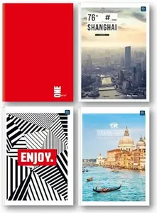 Notebook INTERDRUK Brulion B5, 160 sheets, squared (grid) ruling