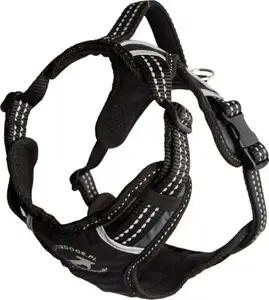 Dog harness All For Dogs ALL FOR DOGS SZELKI 2x-SPORT black size S
