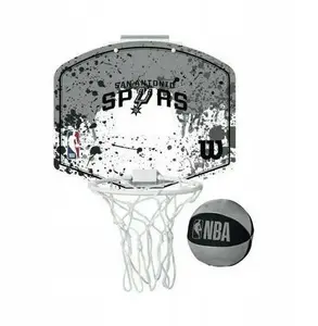 Mini Hoop Wilson NBA Team San Antonio Spurs WTBA1302SAN, gray, One size