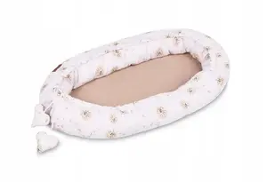 Muslin Blanket Sensillo KOKON Dandelions Beige 80x45 cm