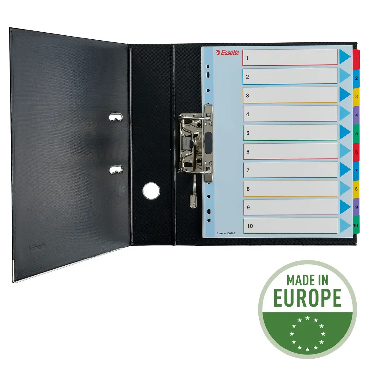 ESSELTE 1–10 pārrakstāmas Mylar A4+ cilnes Photo 3