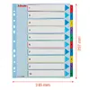 ESSELTE 1–10 pārrakstāmas Mylar A4+ cilnes Photo 6